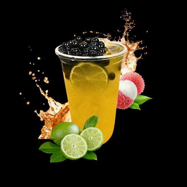 .JASMIN LYCHEE LIME TEA!