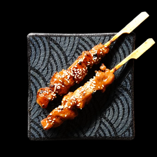 chicken yakitori.